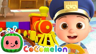 Train Song + Train Park Song! 🚂 | CoComelon Nursery Rhymes | @TheMelonPatchLearningVideos