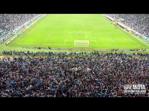 Grêmio sofre gol e veja a incrível reação da torcida - OITAVAS DE FINAL DA LIBERTADORES 2018