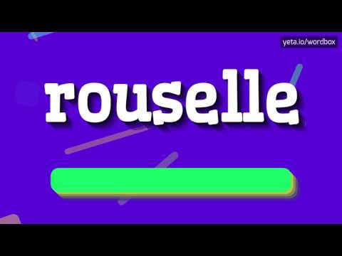 ROUSELLE - HOW TO PRONOUNCE IT!?