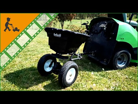 Funktionsvideo -  Düngerstreuer, Sämaschine GeoTech für Rasentraktoren