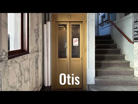 (Fully Automatic Doors!) AMAZING Antique Otis Gated Traction Elevator at 11 Foster St, Worcester MA
