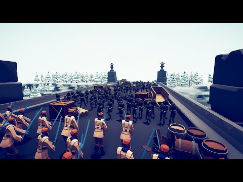 120х Zombie vs 50х Random Units - TABS - Totally Accurate Battle Simulator