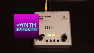 Video thumbnail for Crave synthesizer w Behringer tube preamp Mic100  used as overdrive/distortion demo by Synth Effects