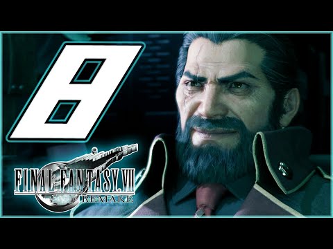 Final Fantasy VII Remake - Gameplay Walkthrough Part 8 Corkscrew Tunnel Railway Station (PS4 Pro)