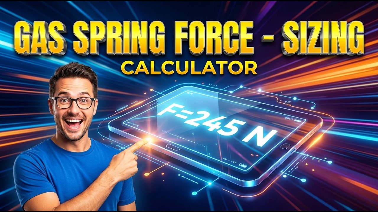 Gas Spring Force Calculator — Sizing