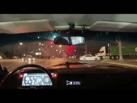 Momento em que batem na Karavan do ACF na viagem ACIDENTE