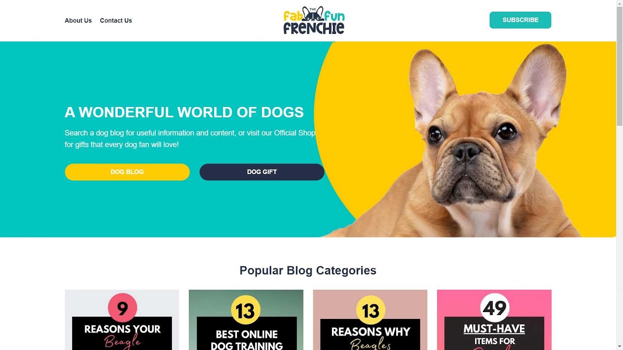 How to Create a Personal Blog Website with HTML, CSS, and JS withParallax and Animation Tutorial