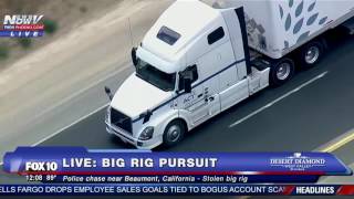 FULL: Epic Police Chase - STOLEN BIG RIG Through Southern California - FNN
