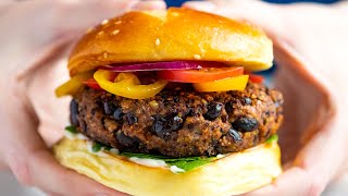 Extra Easy Black Bean Burgers - How to Make the Best Homemade Black Bean Burgers