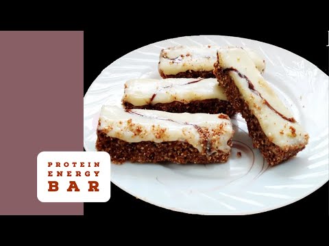 HEALTHY PROTEIN ENERGY BAR  WITH HOMEMADE TECHNIC EASY AND QUICK RECIPES IN LOCKDOWN