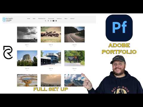 Adobe Portfolio Guide - Start to Finish FULL SET UP