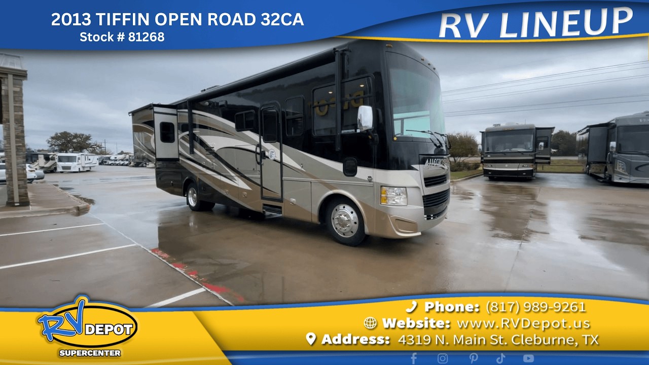 Used 2013 Tiffin Motorhomes Allegro Open Road 32CA For Sale in