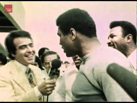 Video: Muhammad Ali engaging in some of his famous trash talk