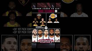 LEBRON JAMES TO THE CLEVELAND CAVALIERS TRADE SCENARIO!