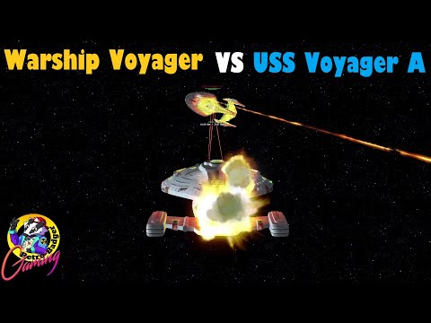 Warship Voyager VS USS Voyager A | Star Trek Ship Battles | Delta Quadrant | Intrepid Class