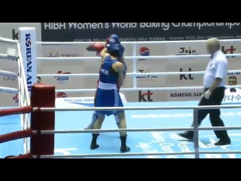 WC 2014: 1/16 - 57 kg   Tiara Brown vs Aneta Rygielska