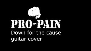Pro Pain - Down for the cause - guitar cover