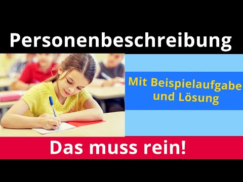 Personal description: That has to be included! – German | Duden Learnattack