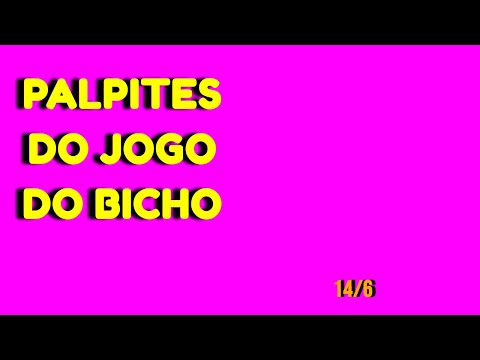 PALPITE DO DIA 14/06/2026 PARA TODAS AS LOTERIAS