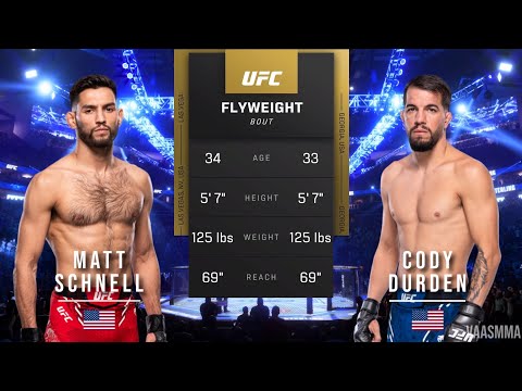 Matt Schnell vs Cody Durden full fight