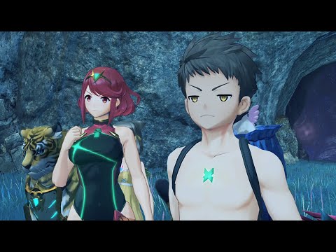 Rex Gets Told He Can't Handle Pyra (Japanese) | Xenoblade Chronicles 2 Cutscene Nintendo Switch