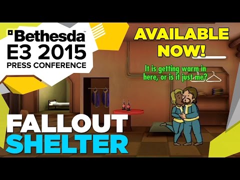 Fallout Shelter Gameplay Demo - E3 2015 Bethesda Press Conference - YouTube