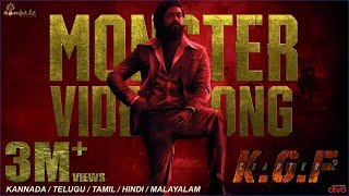 The Monster Song KGF Chapter2 | Music Ravi Basrur | AdithiSagar | Yash | SanjayDutt | Prashanth Neel