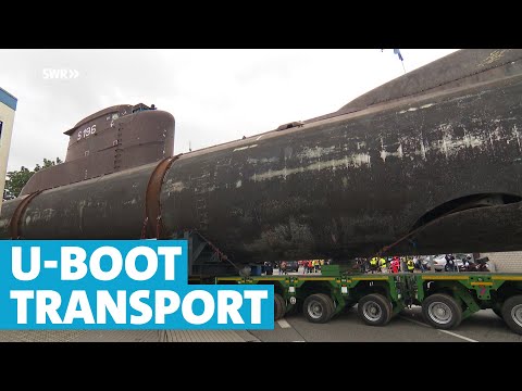 Riesenaufwand! Transport von 50-meter U-Boot für Technik-Museum
