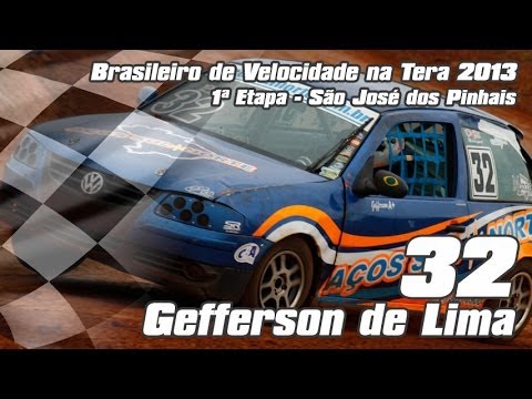 Gefferson de Lima - 1ª Etapa Brasileiro de Velocidade na Terra 2013 - 1ª Corrida - S. J. dos Pinhais