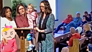 New Video of Summer Wells at church on Jan 9th 2021/Candus Bly sleeping at church