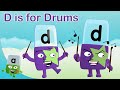 Numberblocks D Is For Drums Learn To Count Blocks Universe