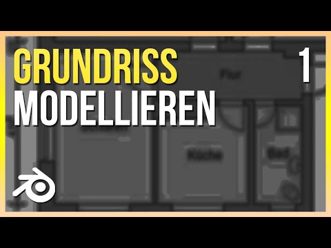 Einen GRUNDRISS modellieren | Blender 2.9 Anfänger Tutorial Deutsch | Part 1