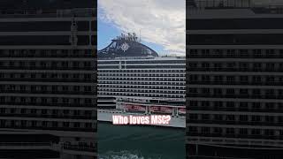 MSC Seascape in PortMiami.  #MSC #cruiseship #travel #shorts