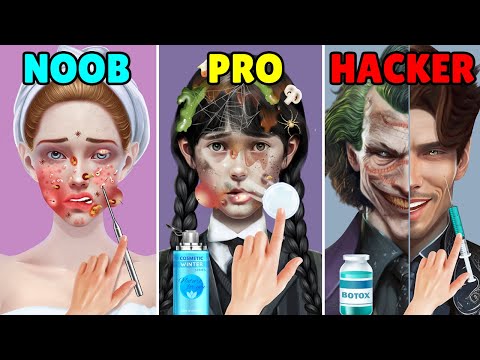 Makeover Makeup ASMR! NOOB vs PRO vs HACKER - YouTube