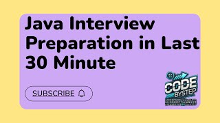 Download the video "Java Interview Preparation in Last 30 Minute || Java Online class"