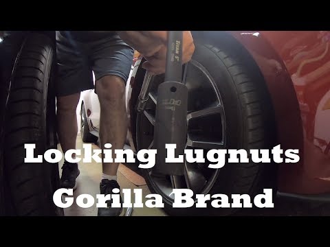 Removing Gorilla Lugnuts with a 6 point socket. There is nothing locking about them.