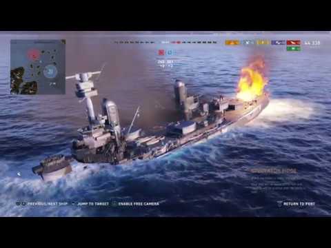 World of Warships: Legends - VERSUS AI - BATTLESHIP KAISER TIER III - CAPTURE THE BASE - PS4
