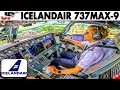 Our 1st Cockpit Flight On The Boeing 737MAX 9 Icelandair To Brussels