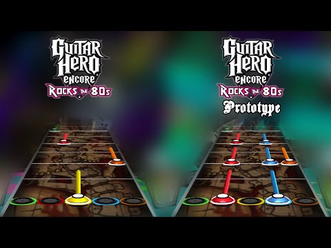 Guitar Hero 80's Prototype - "Only A Lad" Chart Comparison