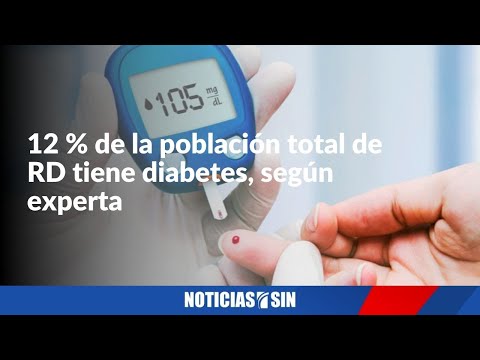12 % de la población total de RD tiene diabetes