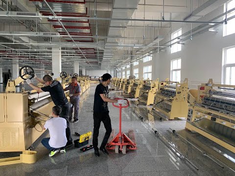 20 machines (ZJ-416 & ZJ-217) commissioned #pleating #machine #factory