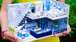 5 DIY Miniature DollHouse Rooms *NEW*