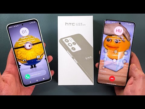 HTC U23 Pro - Unboxing + Boot Animation + Incoming Call + Outgoing Call & OnePlus 12