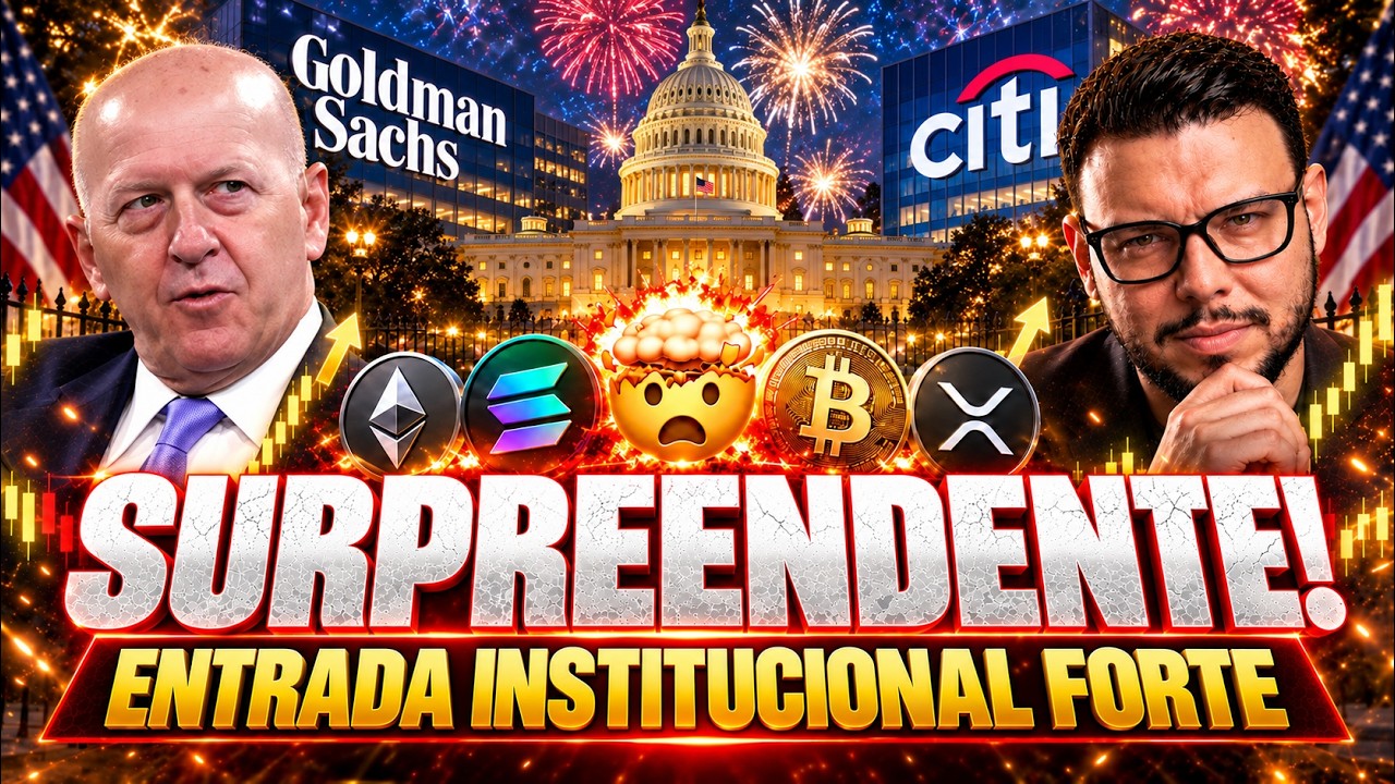 🚨 BITCOIN E ALTCOINS: OS GIGANTES DE WALL STREET DERAM UM SINAL?