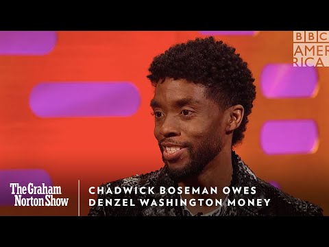 Chadwick Boseman Owes Denzel Washington Money | The Graham Norton Show | Friday @ 11pm | BBC America