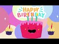 Upbeat Happy | Remix Happy Birthday Sing Along with Lyrics | Happy Birthday!
