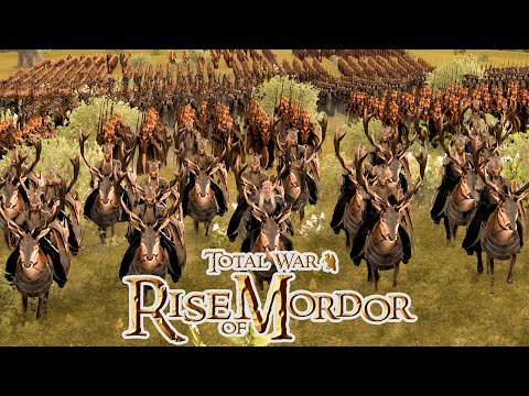 Rise Of Mordor - The War Between Woodland Realm And Rohan - LOTR  Cinematic Battle