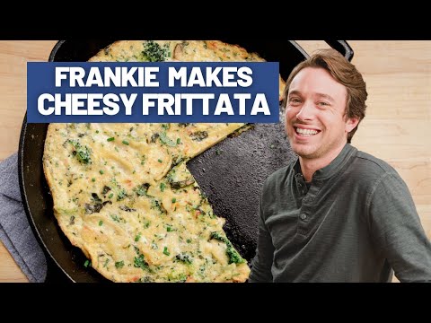 Transform Leftover Pasta Into a Cheesy Frittata