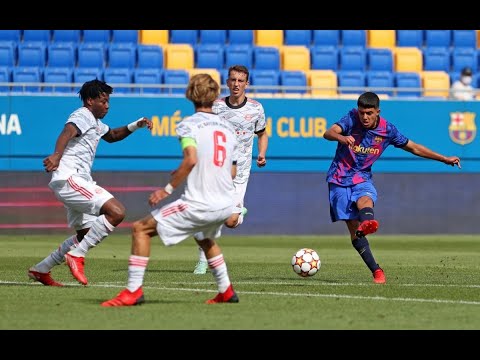 Ilias Akhomach vs Bayern München U19 ● FC Barcelona U19 ● Juvenil A (14/09/2021)