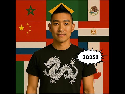 Chinese polyglot speaking 9 languages!! (2025)